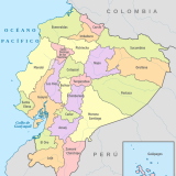 Karte mit den Provinzen Ecuadors (© TUBS)